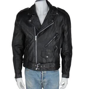 Vintage Wilsons Punk Rock Moto Leather Jacket M